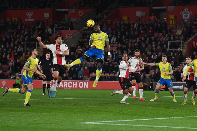 Won nine aerial duels, made five interceptions and six clearances as Nottingham Forest picked up a vital win at Southampton.