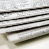 A stack of English newspapers. PIC: Lewis Stickley/PA Wire