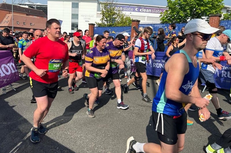 The runners will head out through Woodhouse Moor, Headingley, West Park, Adel, Bramhope and Pool in Wharfedale, before weaving through the market town of Otley and returning to the finish line at the stadium.