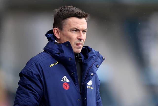 Paul Heckingbottom, manager of Sheffield United. (Photo by George Wood/Getty Images)