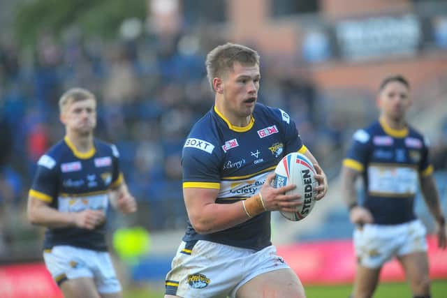 Tom Holroyd of Leeds Rhinos is looking for a more prosperous 2023 (Picture: Steve Riding)