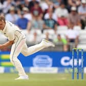 Welcome aboard: Neil Wagner, pictured bowling for New Zealand during the Headingley Test match last summer, has joined Yorkshire for 2023. Photo by Alex Davidson/Getty Images.