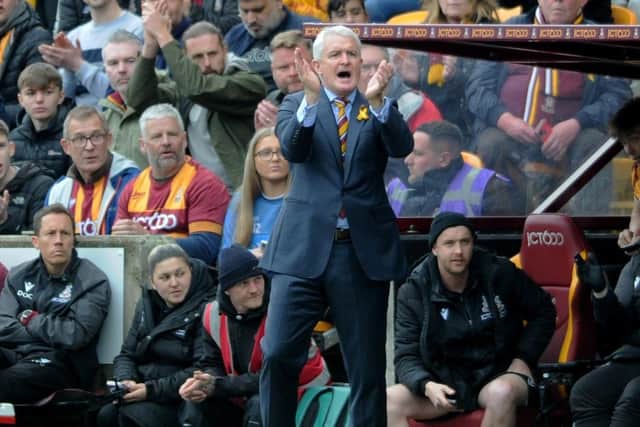 IMPRESSED: Bradford City manager Mark Hughes has liked what he has seen of Alex Pattison