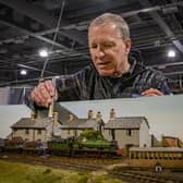 Paul Greene from Leeds with his layout of Blakey Rigg on the Yorkshire Moors