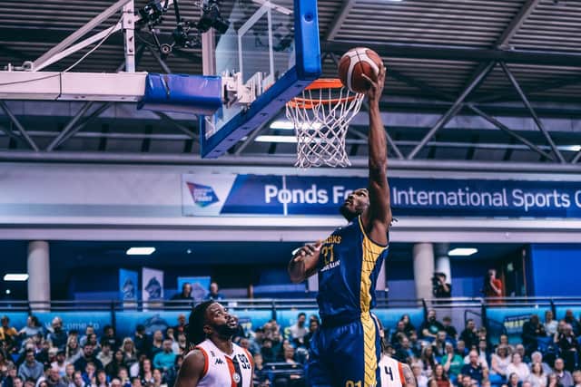 Marcus Delpeche is a key man on both ends of the floor for Sheffield Sharks (Picture: Adam Bates)