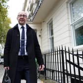Former Downing Street director of communications Lee Cain leaves after giving a statement to the UK Covid-19 Inquiry at Dorland House in London. PIC: James Manning/PA Wire