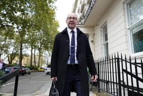 Former Downing Street director of communications Lee Cain leaves after giving a statement to the UK Covid-19 Inquiry at Dorland House in London. PIC: James Manning/PA Wire