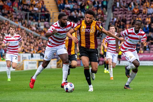 WARNING: Vadaine Oliver has told Bradford City to take confidence from the last two games - but not too much