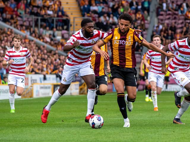 WARNING: Vadaine Oliver has told Bradford City to take confidence from the last two games - but not too much