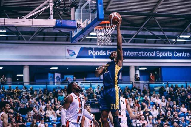 Marcus Delpeche has been a big player for Sheffield Sharks this season. (Picture: Adam Bates)