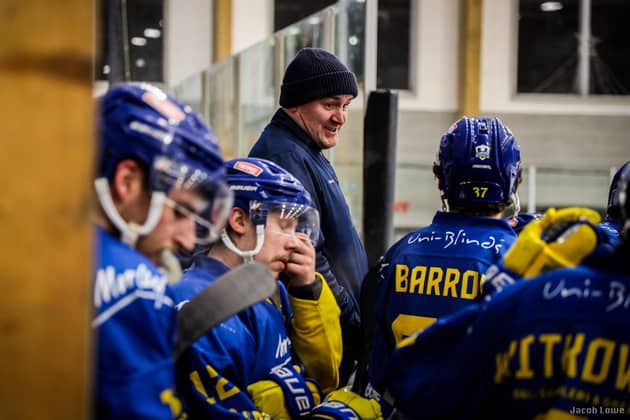 READY, WILLING AND ABLE: Leeds Knights get their NIHL National play-off campaign underway tonight at home to Hull Seahawks. Picture: Jacob Lowe/Knights Media.