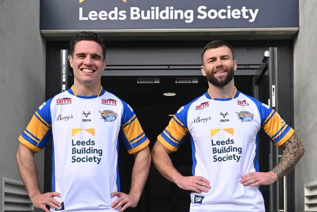 Brodie Croft, left, and Andy Ackers have both joined Leeds from Salford. (Photo: Matthew Merrick Photography)