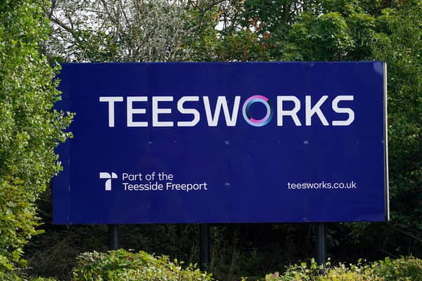 The Teesworks site is one of the largest brownfield regeneration sites in Europe.