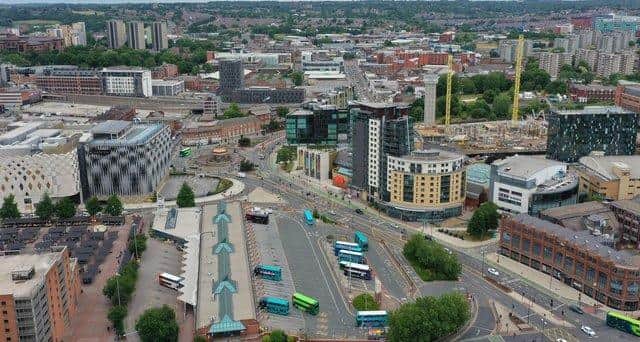 Library image of Leeds skyline. The Financial Conduct Authority (FCA) has used its powers to enter and inspect several sites around Leeds suspected of hosting illegally operated crypto ATMs.
