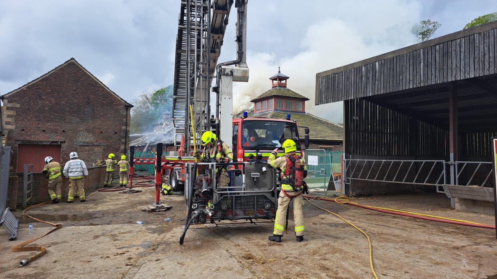 Fire breaks out in new play barn at Home Farm attraction on Temple Newsam estate in Yorkshire - Vimarsana News