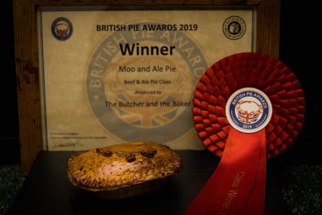 They were awarded Class Champion at the 2019 British Pie Awards for Paul’s Steak and Ale (in a wholegrain mustard pastry) pie
