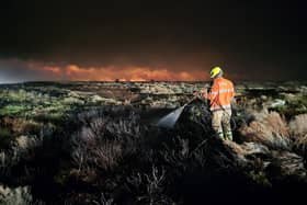 Fylingdales Moor wildfire. Image: Paul Edwards