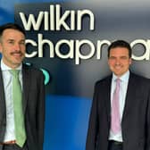L-R: New partner Luke Rees pictured with Ed Capes