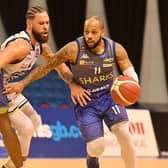 ON THE UP: Rodney Glasgow Jnr is confident Sheffield Sharks can avoid further slumps in form for the remainder of the regular season. Picture: Bruce Rollinson