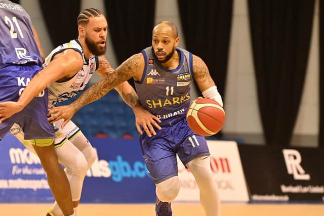 ON THE UP: Rodney Glasgow Jnr is confident Sheffield Sharks can avoid further slumps in form for the remainder of the regular season. Picture: Bruce Rollinson