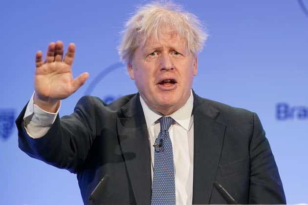 Former prime minister Boris Johnson was known as ‘trolley’ due to his tendency to change direction. PIC: Jonathan Brady/PA Wire
