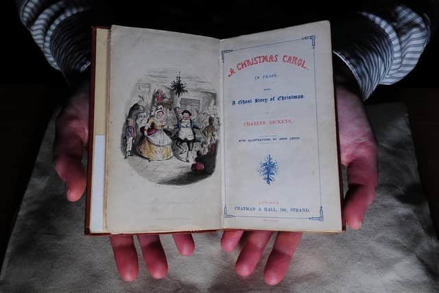 A Christmas Carol by Charles Dickens dated 1843. (Pic credit: Simon Hulme)