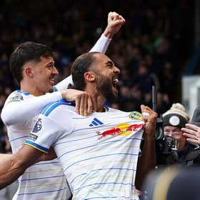 EQUALISER: Dominic Calvert-Lewin finds the net for Leeds United (Image: Stu Forster/Getty Images)