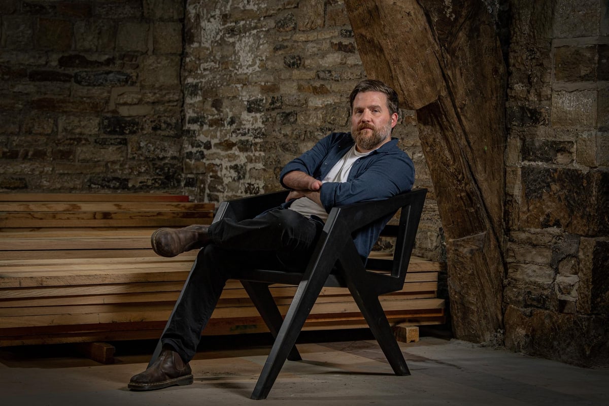 "I was born with one hand but it has never stopped me following my dreams," TV furniture maker Bruce Kenneth