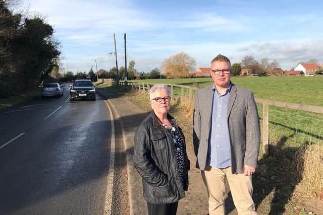 The campaign to make the village road slower has succeeded