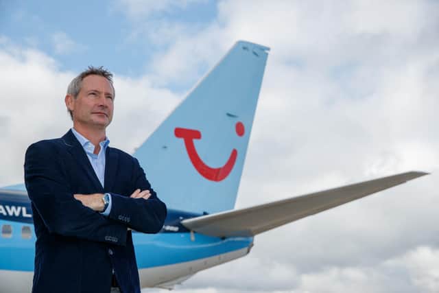 Andrew Flintham of TUI says he wants Doncaster Sheffield Airport's future to be resolved