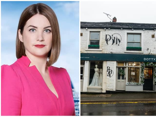 Shannon Martin owns bridal boutiques in Holmfirth, West Yorkshire. She is currently competing on the new series of The Apprentice.