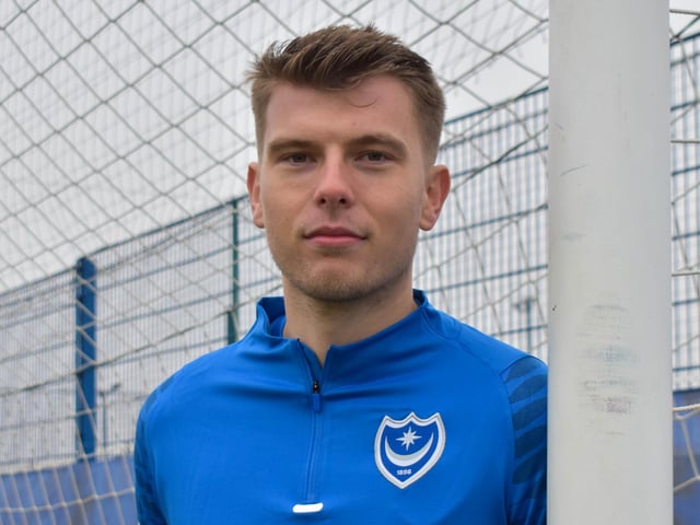 Arrived as Pompey's back up goalkeeper and won't be starting in the league anytime soon.