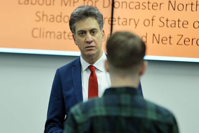 Ed Miliband is shadow Secretary of State for Climate Change and a decades-long activist for Net Zero and green issues.