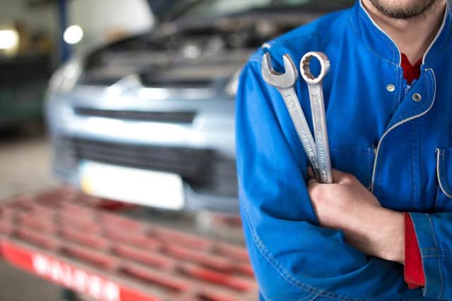 Garages are classed as essential services