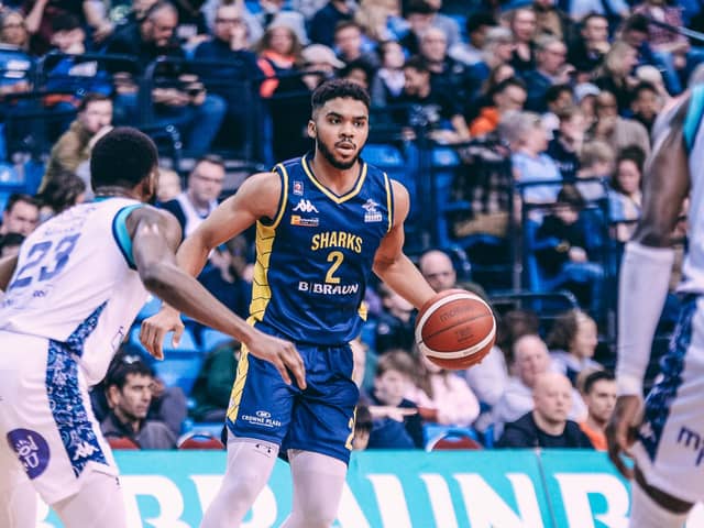 BACK IN THE GAME: Sheffield Sharks' Sa’eed Nelson Picture courtesy of Adam Bates