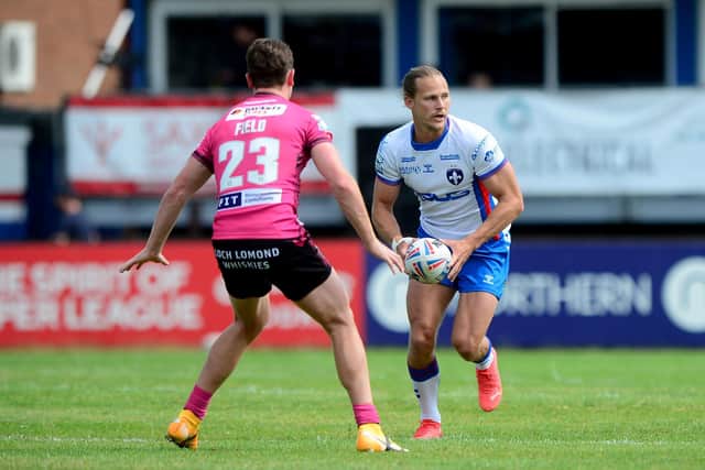 NEW START: Jacob Miller has ended his time with Wakefield Trinity in favour of a move to closest rivals, Castleford Tigers. Picture: James Hardisty.