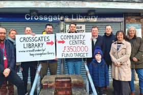 The old Crossgates Library was auctioned off by Leeds City Council on February 27.
