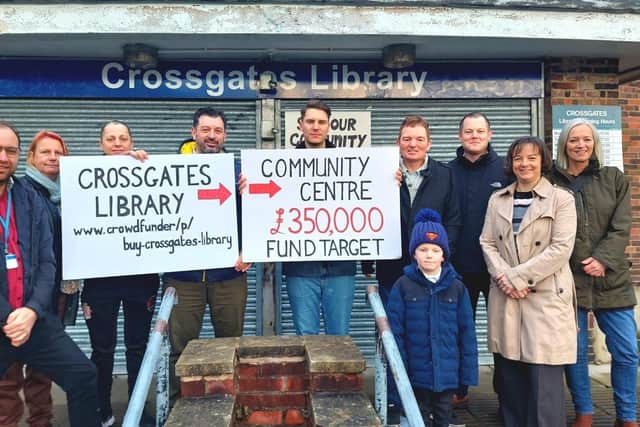 The old Crossgates Library was auctioned off by Leeds City Council on February 27.