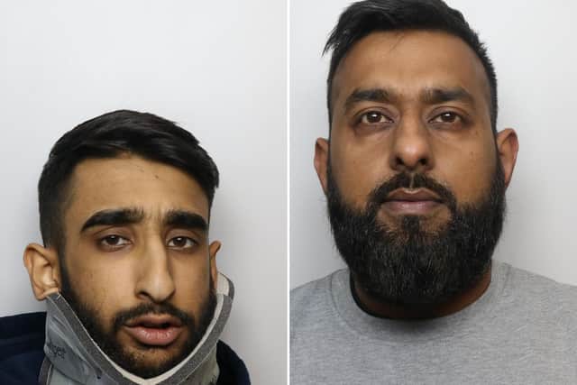 Usmaan Zahoor (left) and Waqas Iqbal (right) have been jailed for a combined total of more than 12 years