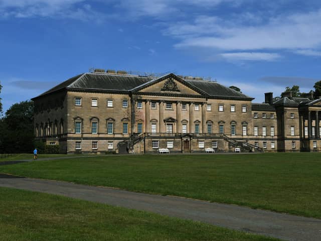 Roof restoration work being undertaken at Nostell Priory, near Wakefield
Photographed by Yorkshire Post photographer Jonathan Gawthorpe.
7th July 2023. 