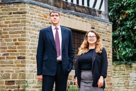Left to right: James Burdekin and Natalie Gibson at Sheffield's MD Law.