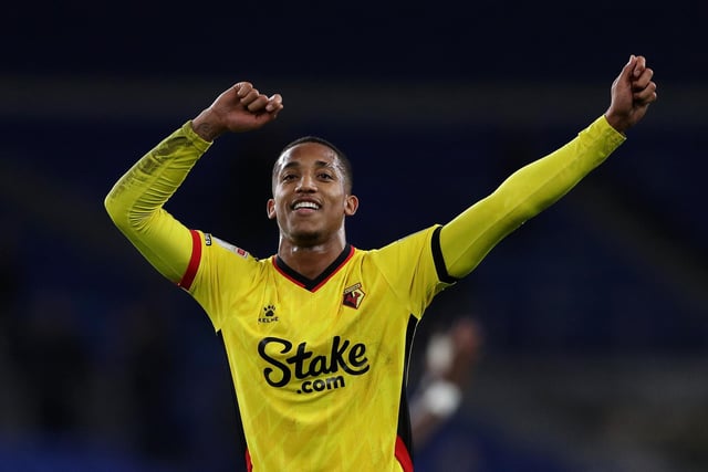 With six goals and two assists to his name, the Watford striker is the second Hornets player in the XI.