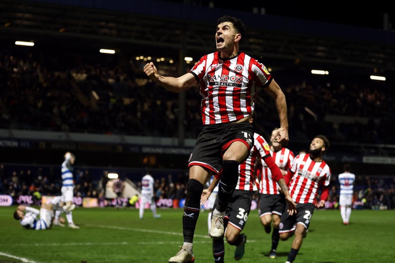 Scored a late equaliser in the Blades' 1-1 draw at QPR as Sheffield United finished the month with wins over Stoke and Hull.