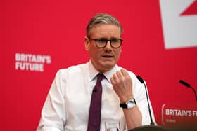 Labour leader Sir Keir Starmer during the Labour Party local elections campaign launch at the Black Country & Marches Institute of Technology in Dudley.
