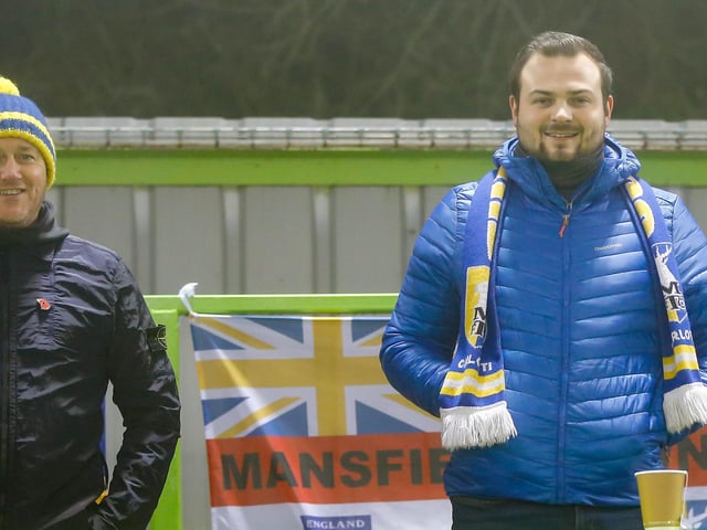Mansfield Town fans ahead of kick-off at Forest Green Rovers. Who can you spot?
