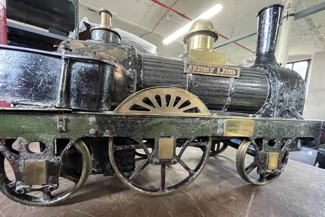 The detailed model of the Jenny Lind, crafted in Leeds in around 1849 by local train driver Charles Wilson, has been part of the collection of model locomotives at Leeds Industrial Museum since at least the 1970s.