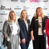 Left to right: Tessa Wray of HEY Smile Foundation, auctioneer Caroline Hawley, Natasha Barley of the Sailors’ Children’s Society and guest speaker Louise Minchin.