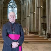 The Archbishop of York, The Most Reverend and Right Honourable Stephen Cottrell  at York Minster. Photographed for The Yorkshire Post by Tony Johnson
