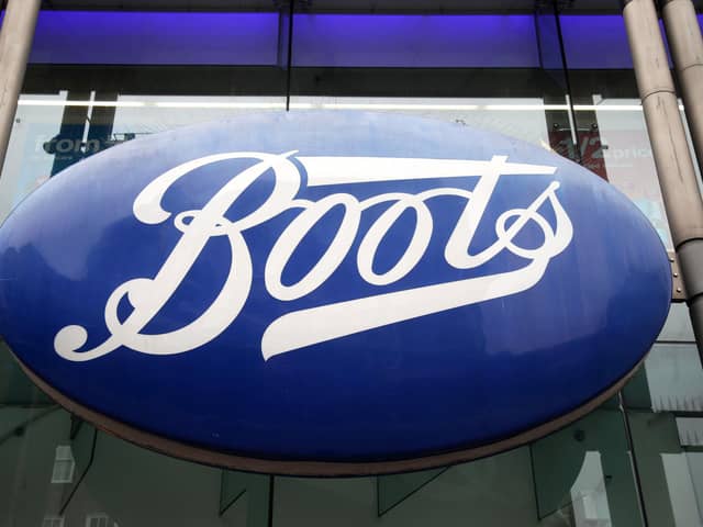 Strong demand for beauty products over Christmas helped Boots record a jump in sales over the past quarter.