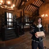 This festive period at East Riddlesden Hall, near Keighley, will host a 'Civil War Christmas' party headed by the property's former owner James Murgatroyd (volunteer David Carruthers). Picture Jonathan Gawthorpe
